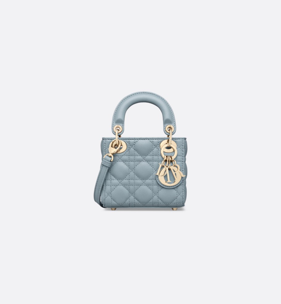 디올 Lady Dior 마이크로 백 / 헤이즈블루 [매장가540만원대]