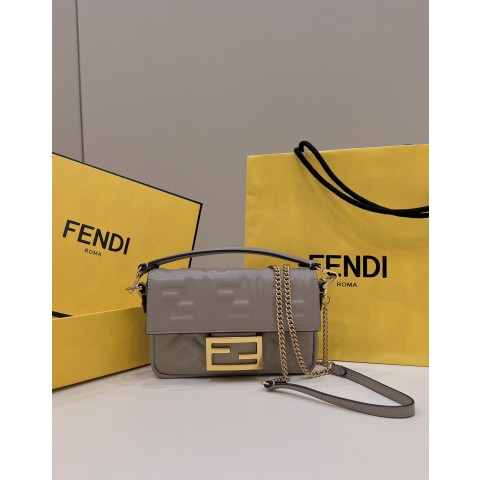 펜디 Fendi 바게트 미니 체인 백 / 그레이 [매장가320만원대]