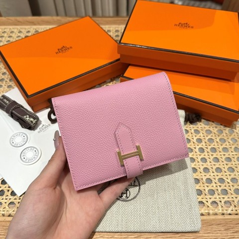 [하이엔드급] Hermes 에르메스 베안 컴팩트 지갑 Bearn Compact Wallet / X9 아욱보라 엡솜 금장