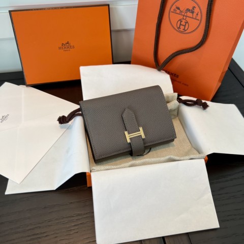 [하이엔드급] 에르메스 베안 트라이폴드 지갑 Hermes Bearn Wallet / 8F 에땅 엡솜 금장 [매장가390만원대]