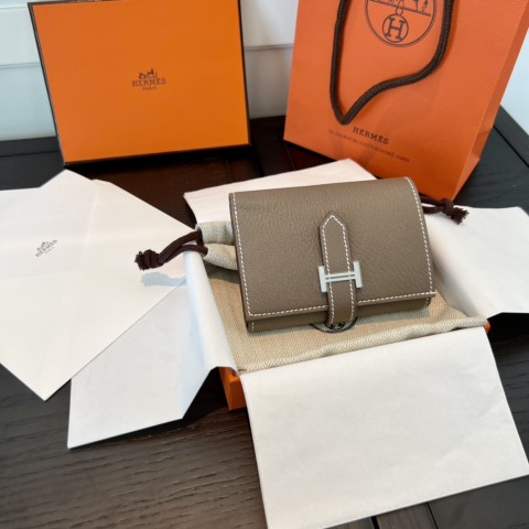 [하이엔드급] 에르메스 베안 트라이폴드 지갑 Hermes Bearn Wallet / CK18 에토프 체버 은장 [매장가390만원대]