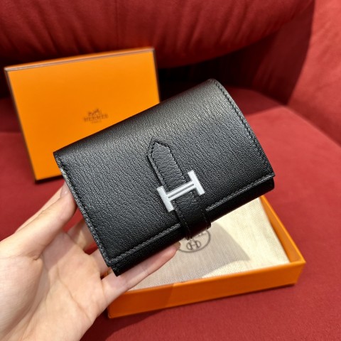 [하이엔드급] 에르메스 베안 트라이폴드 지갑 Hermes Bearn Wallet / CK89 노아 체버 은장 [매장가390만원대]